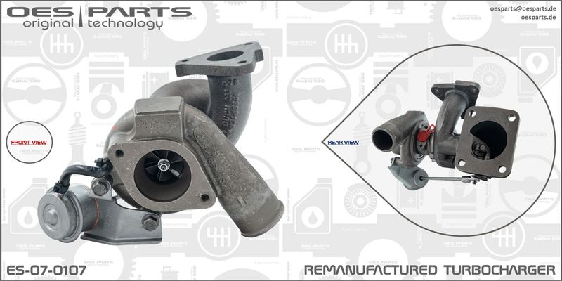 OES PARTS Kompressor,ülelaadimine ES-07-0107